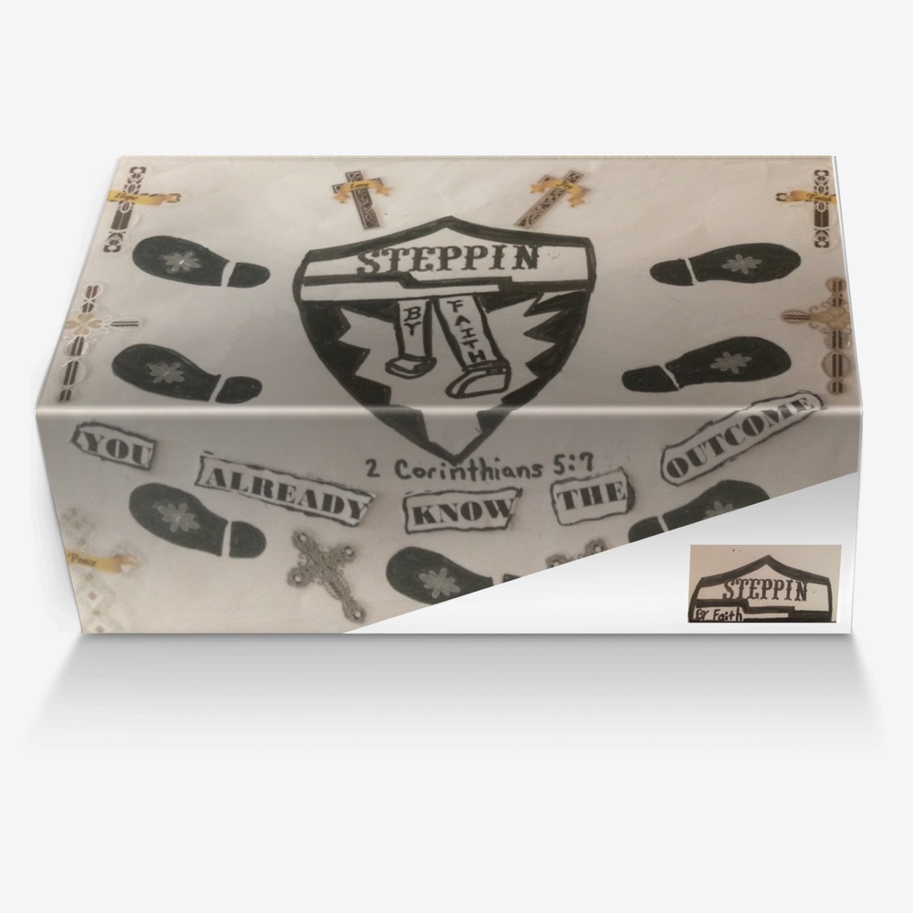 Steppin By Faith custom made in Italy shoes by Tina M Fields | Box view