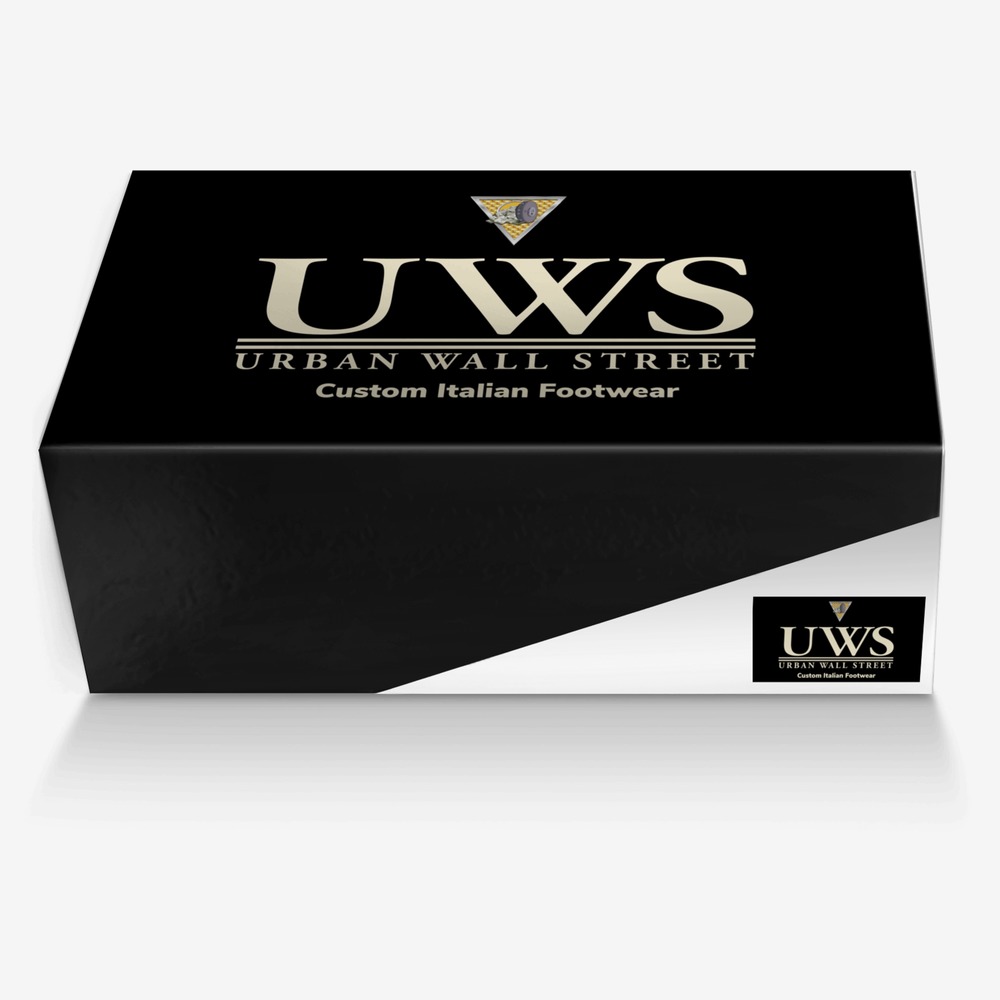 6th Aves custom made in Italy shoes by Urbanwallstreet Earl | Box view