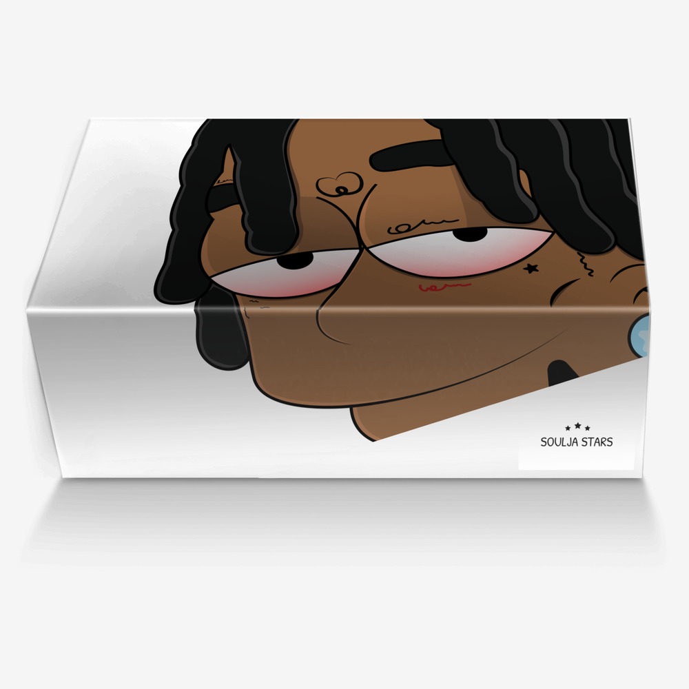 Soulja Stars custom made in Italy shoes by Deandre Way | Box view