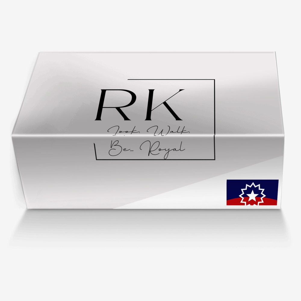 Juneteenth  custom made in Italy shoes by Rauh Karim | Box view