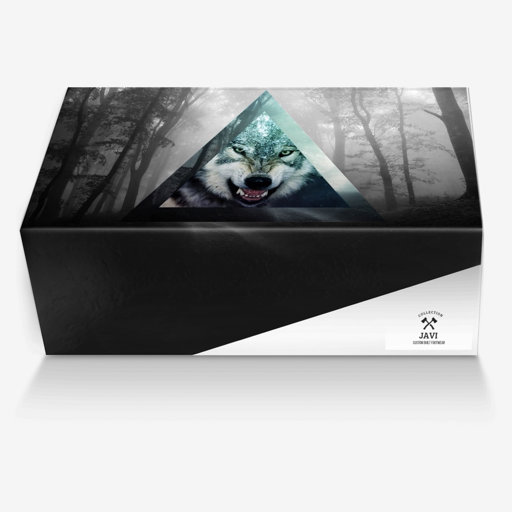 JAVI custom made in Italy shoes by William Alvarez | Box view