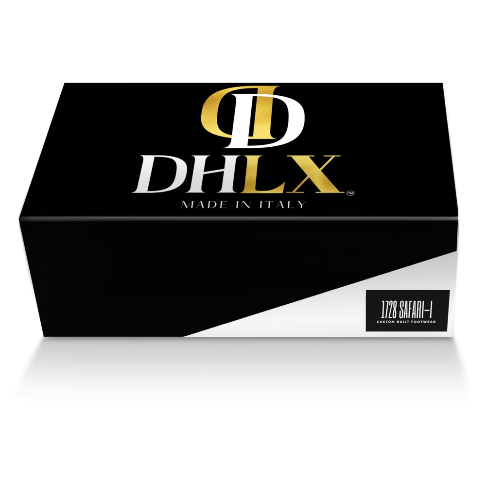 1728 SAFARI EDT custom made shoe box 1728 SAFARI EDT artisan made in Italy shoes by Dh Luxe