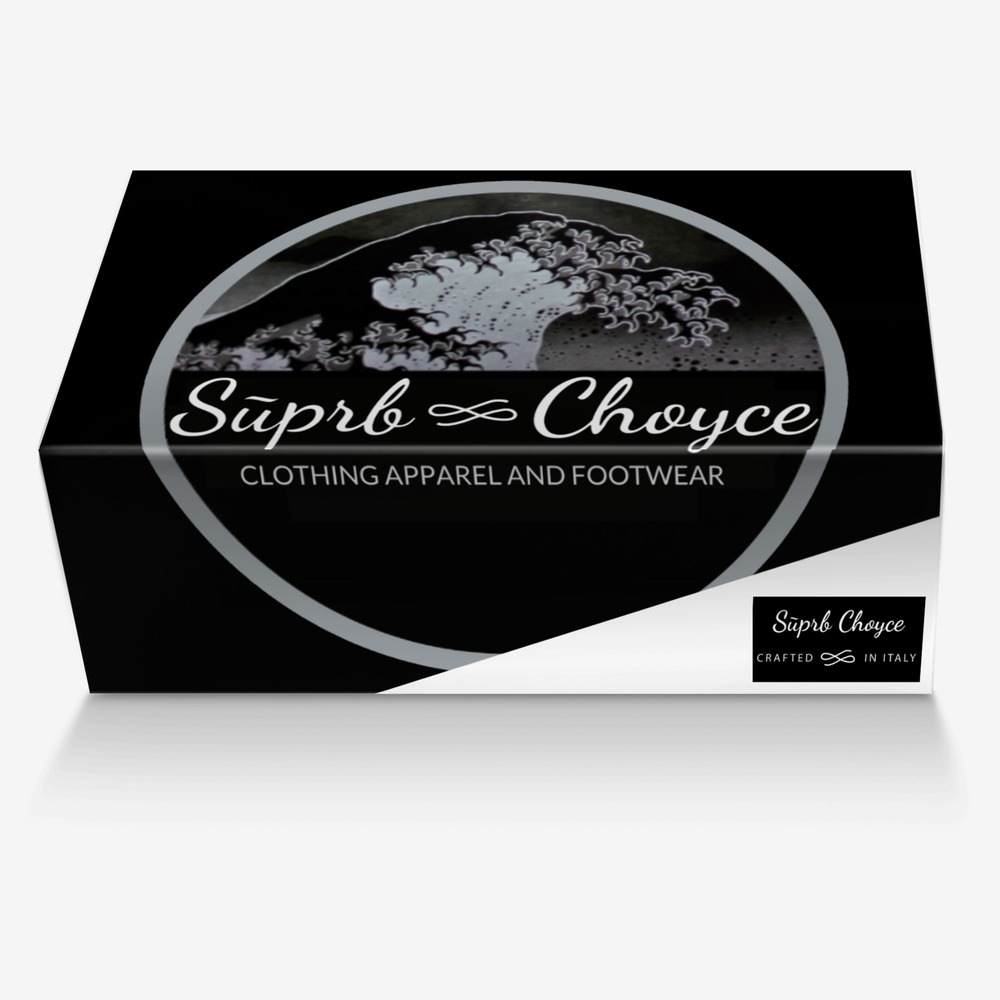 Sūprb Choyce custom made in Italy shoes by Omari Choyce | Box view