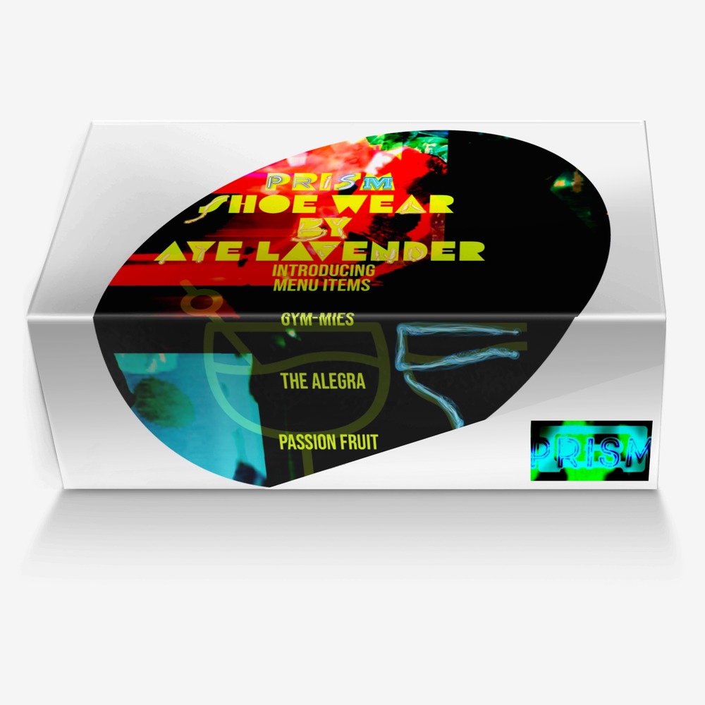 Gym-mies custom made in Italy shoes by Aye Lavender | Box view