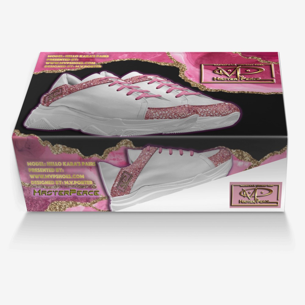 Hello Kara's Pair custom made in Italy shoes by Michael Porter | Box view