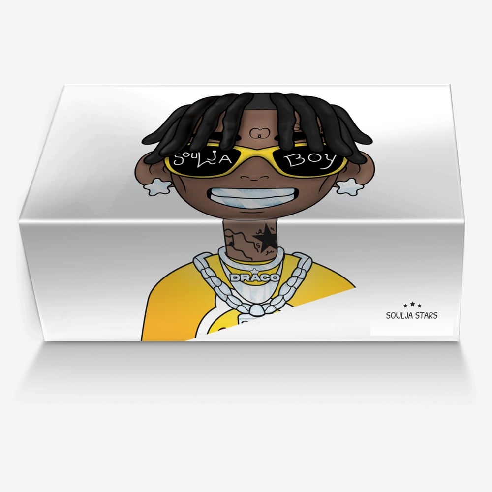 Soulja Stars custom made in Italy shoes by Deandre Way | Box view