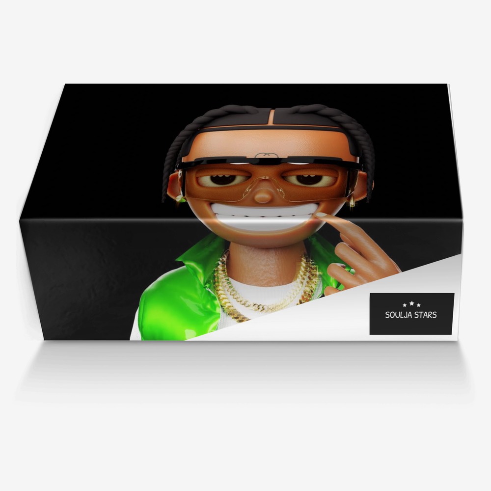 Soulja Stars custom made in Italy shoes by Deandre Way | Box view