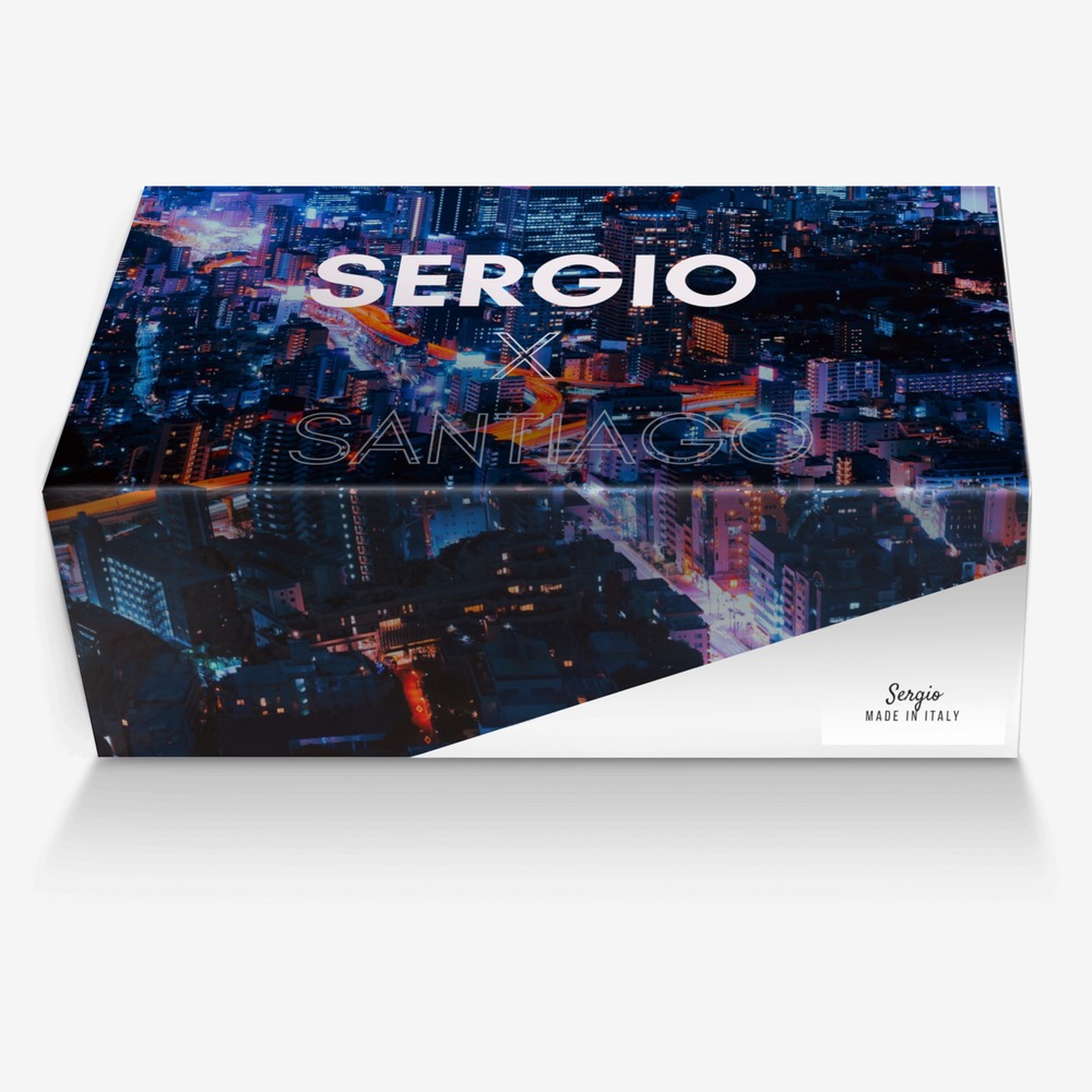 Sergio custom made in Italy shoes by Erica Booker | Box view