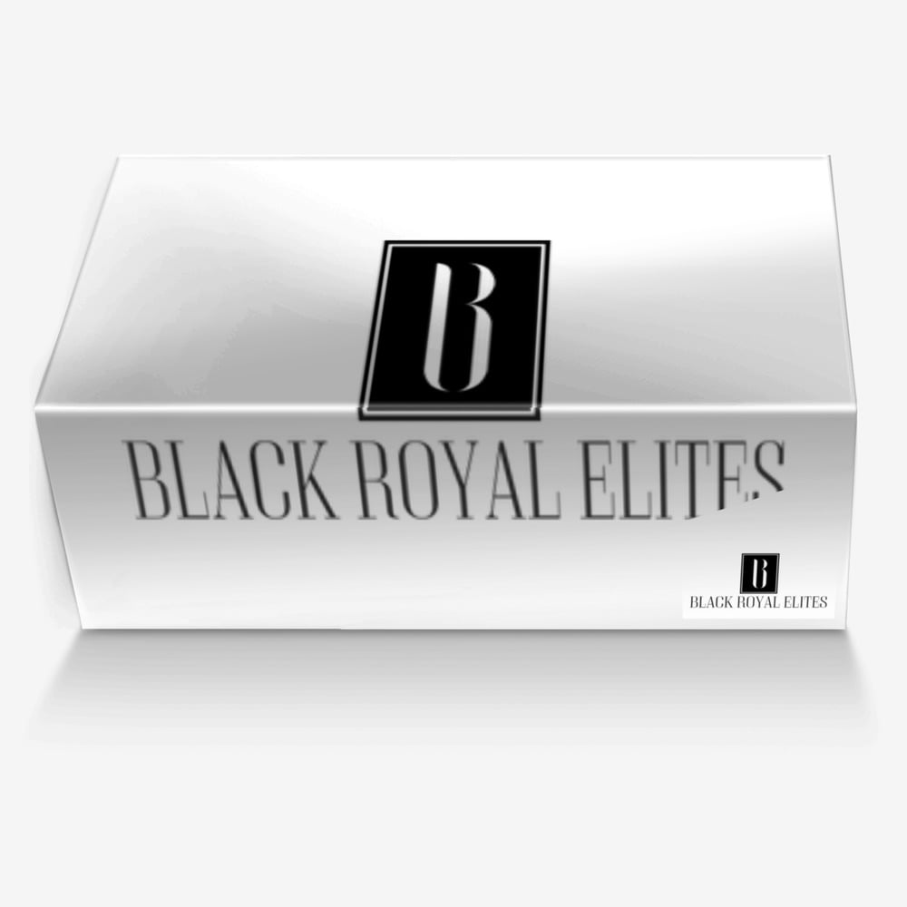 BLACK ROYAL ELITES custom made in Italy shoes by Tim Adeyingbo | Box view