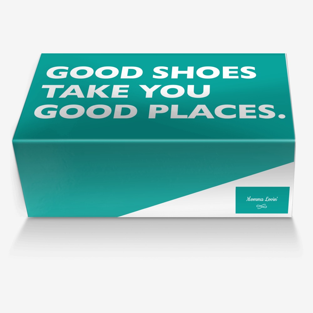 Momma Lovin' custom made in Italy shoes by Nannette P Morrison | Box view