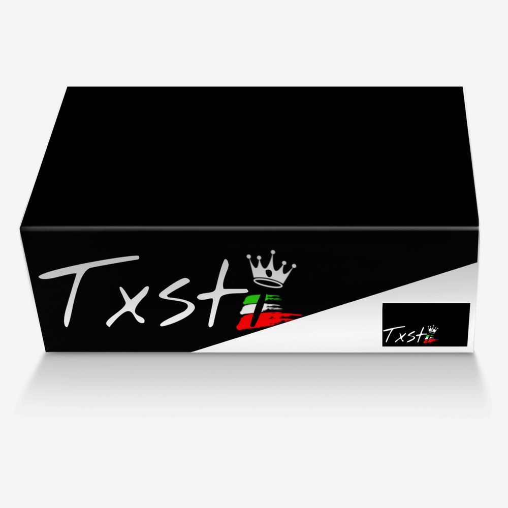 Txsti.004 custom made in Italy shoes by James Tosti | Box view