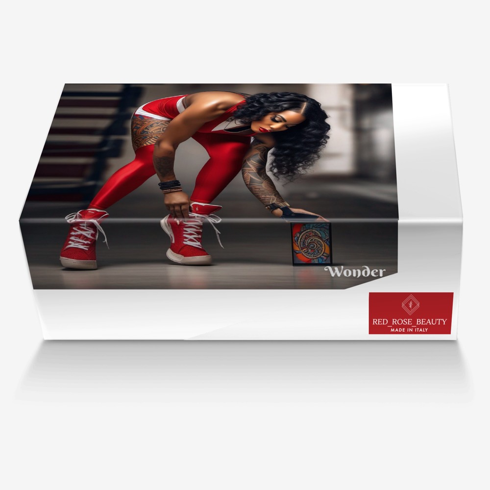 Red_Rose_Beauty custom made in Italy shoes by Desiree Sims | Box view