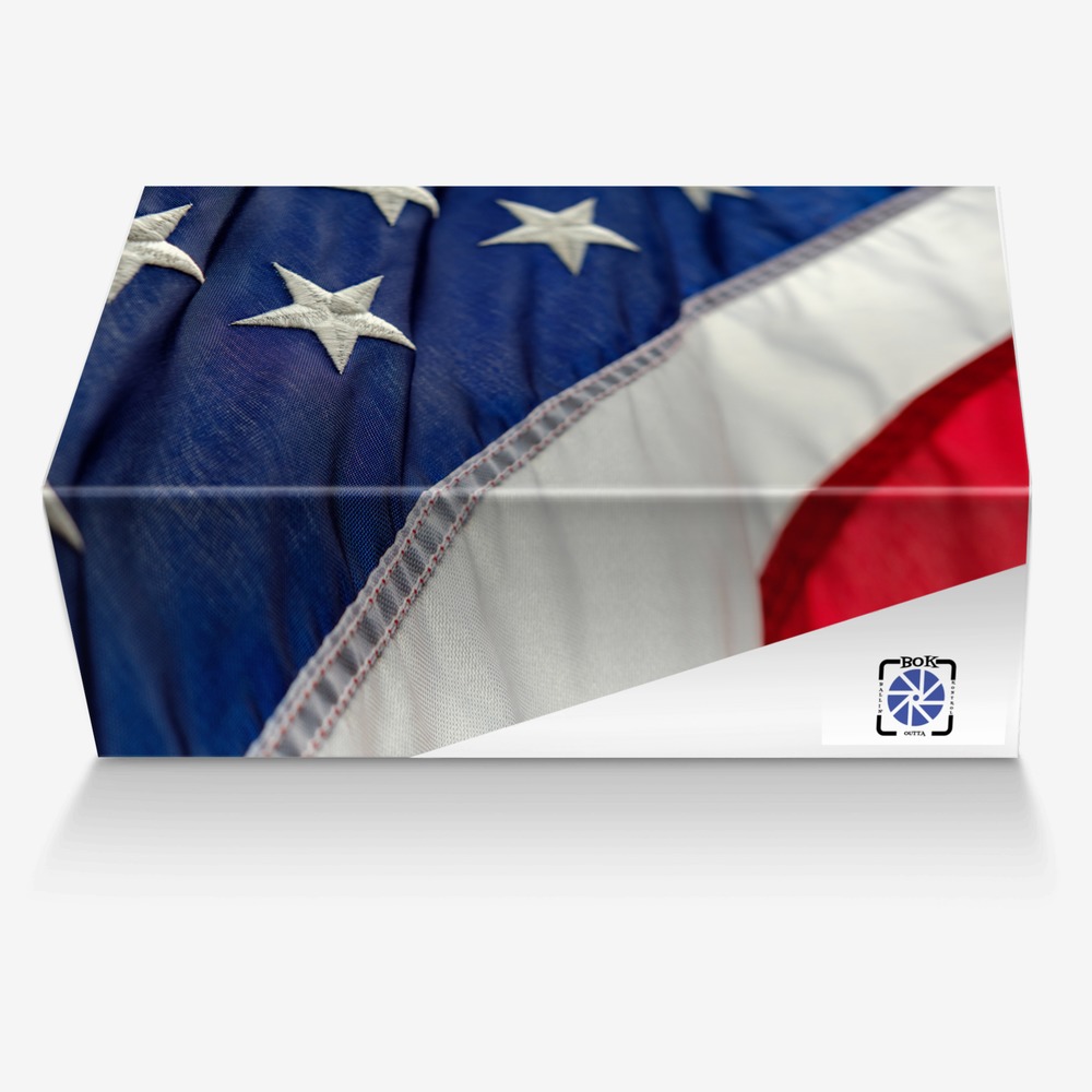 BOK 'Murica custom made in Italy shoes by Garett Harris | Box view