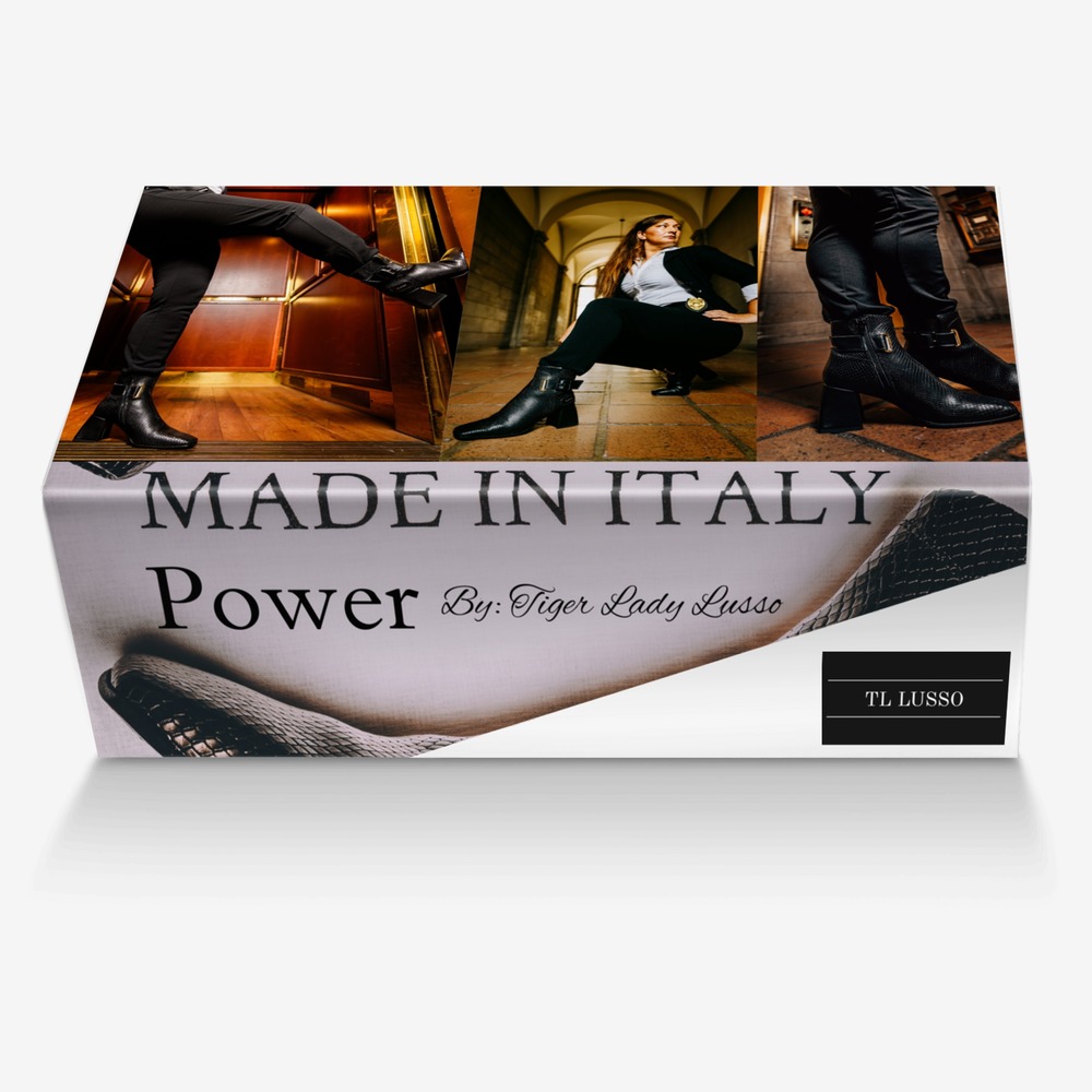 POWER by LUSSO custom made in Italy shoes by Kendrick Simmons | Box view