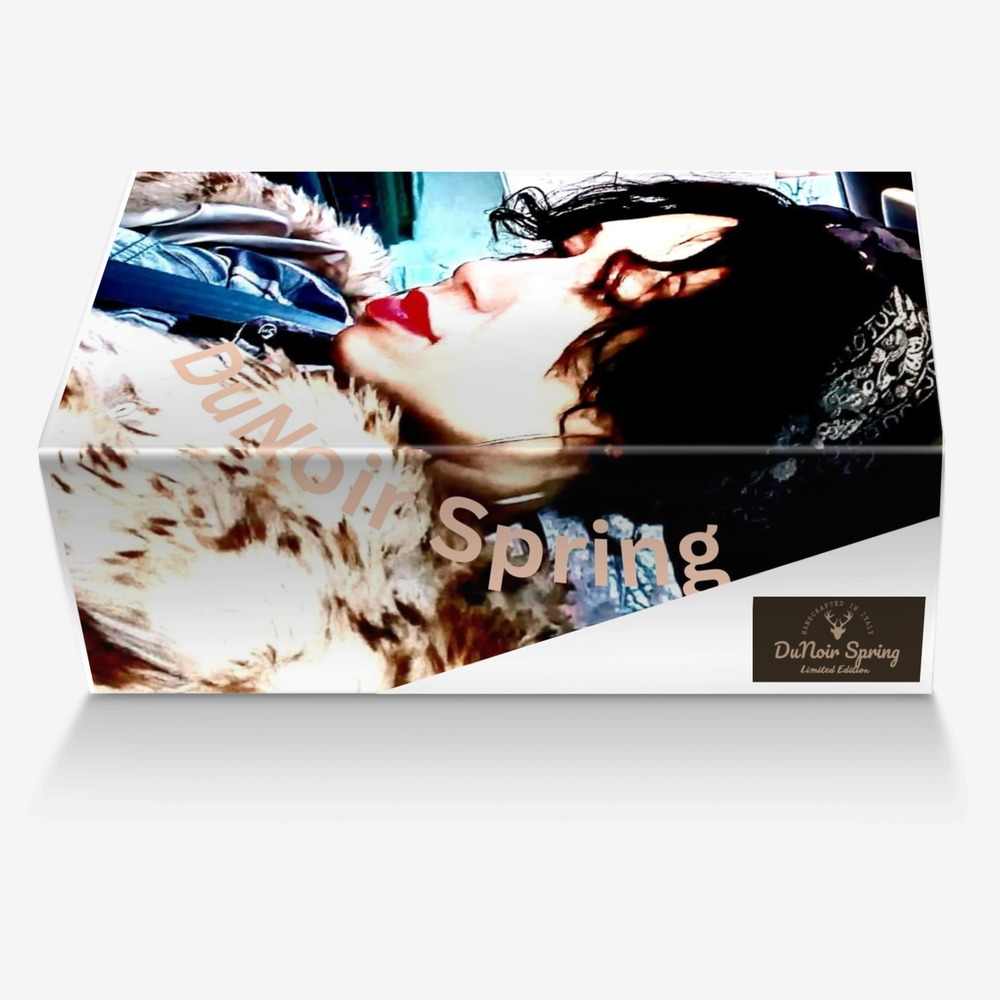 DuNoir Spring custom made in Italy shoes by Michael Phillips | Box view
