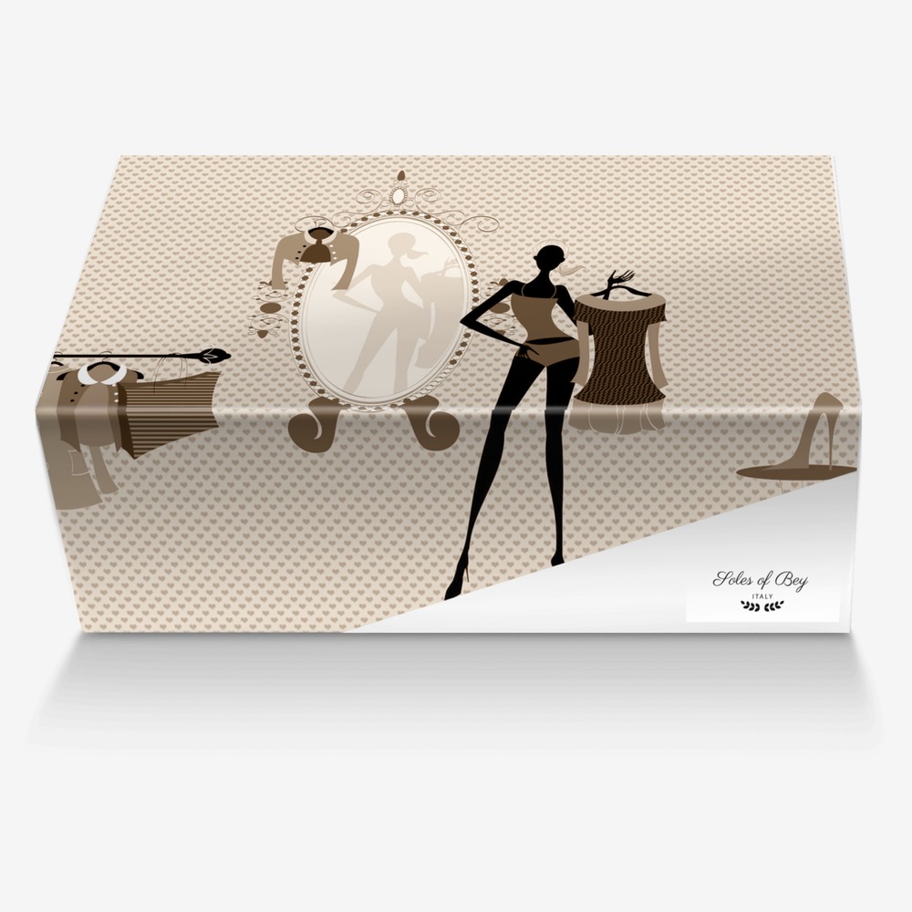 Soles of Bey  custom made in Italy shoes by Quiame Bey | Box view