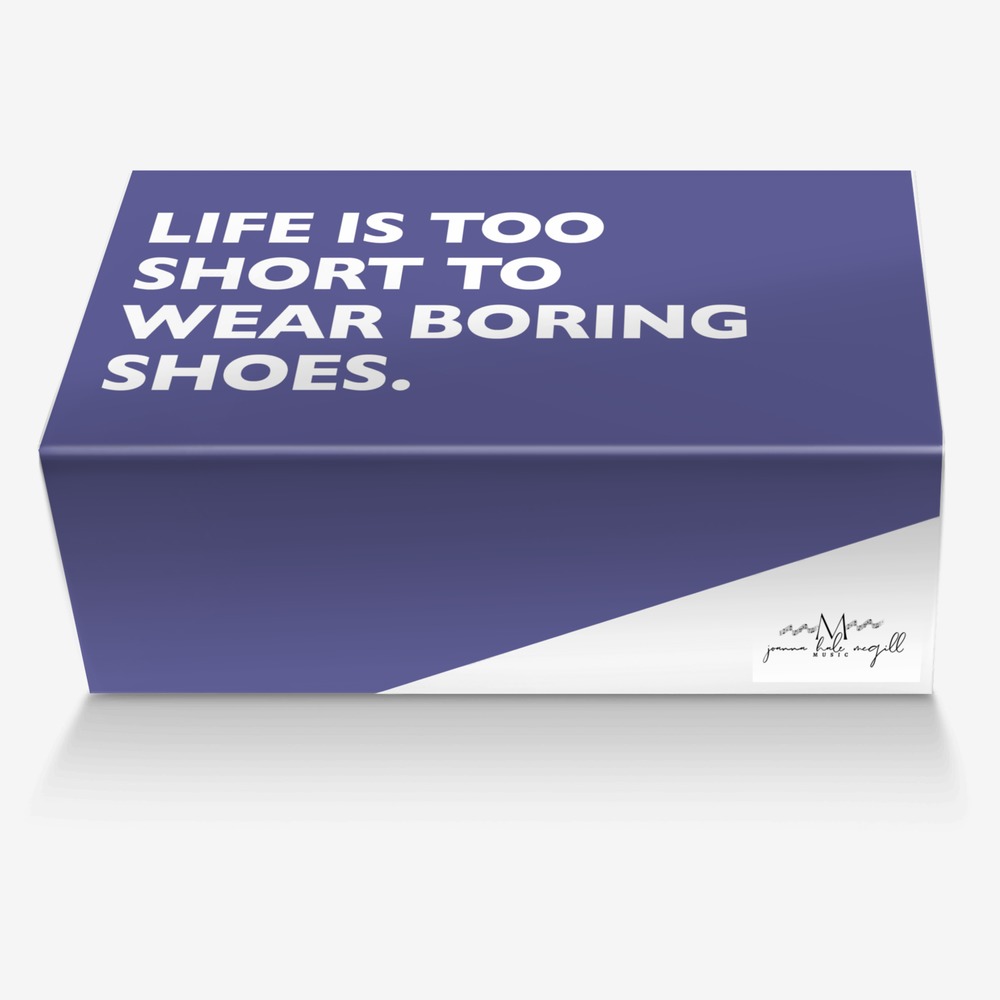 Birthday Edition custom made in Italy shoes by Joanna Mcgill | Box view