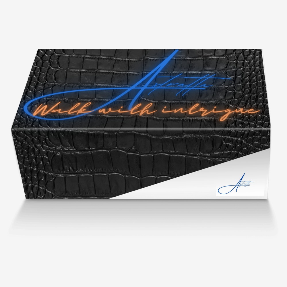 Astratta custom made in Italy shoes by Tiffany Guido | Box view