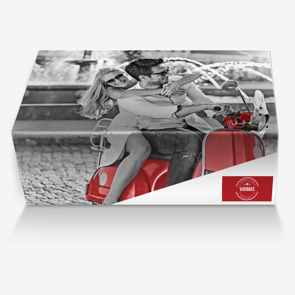 Vanmas custom made in Italy shoes by vangile Maseko | Box view