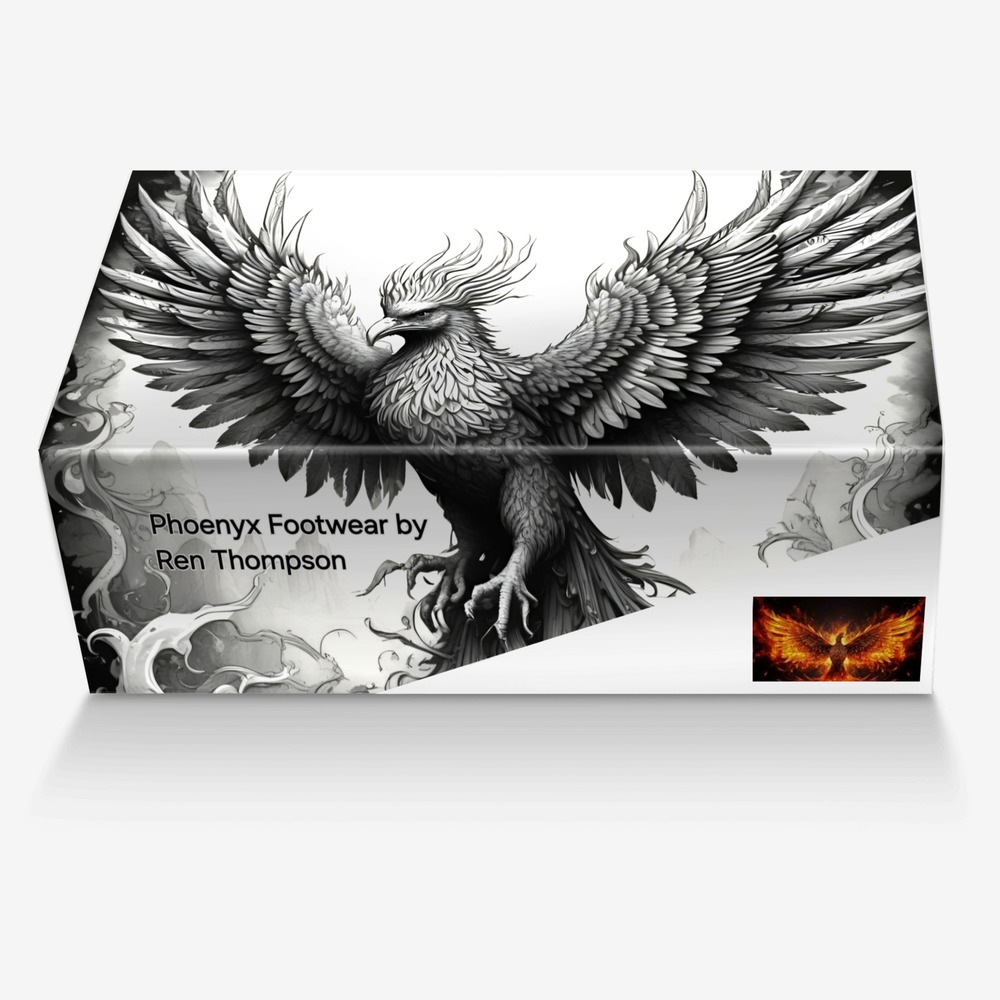 Phoenyx Footwear custom made in Italy shoes by Ren Thompson | Box view