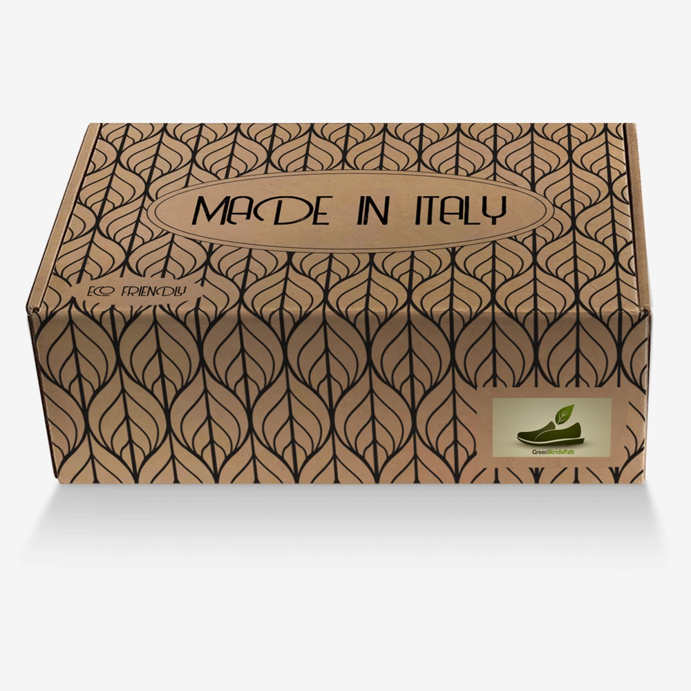 GreenStridePath custom made in Italy shoes by Ron | Box view
