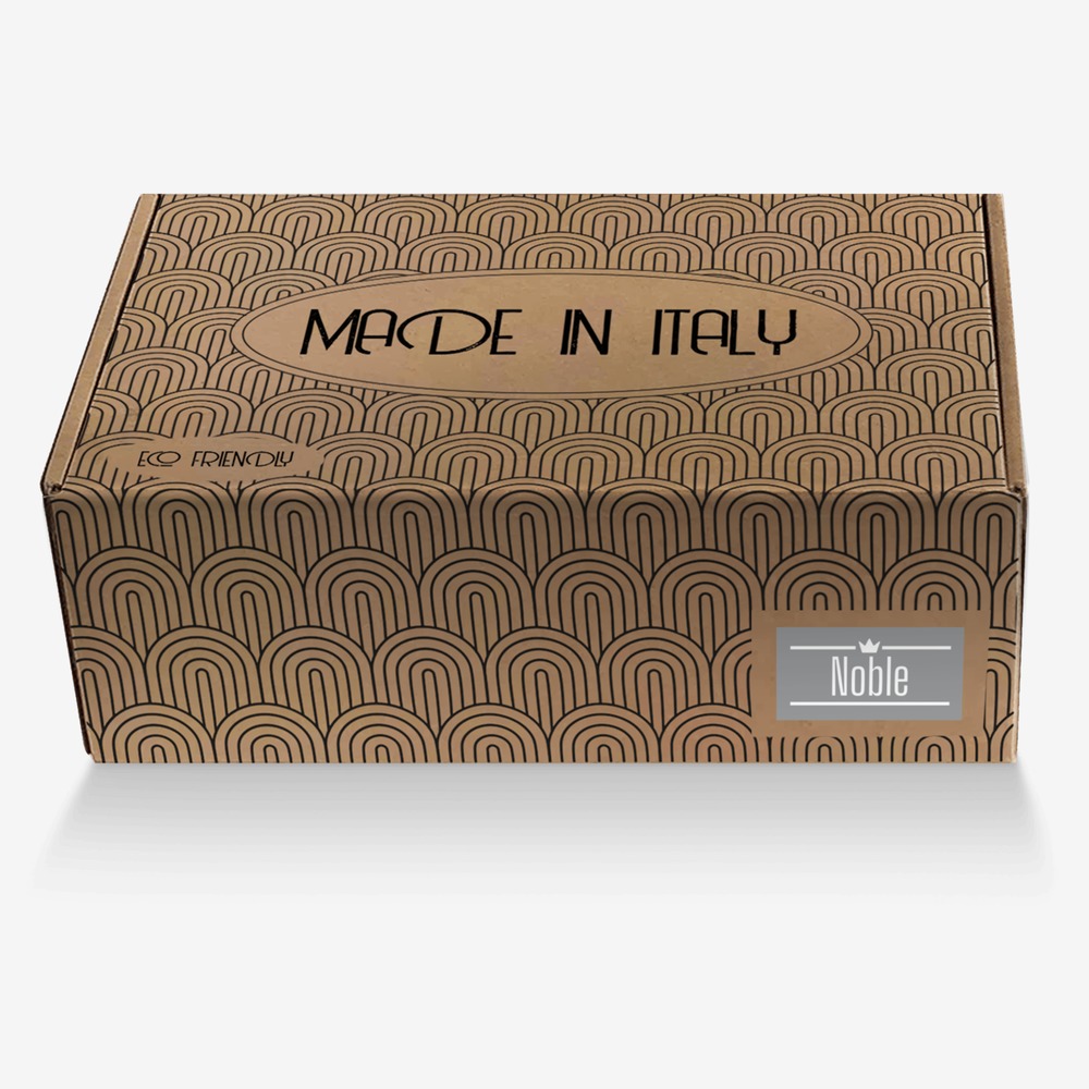 Noble custom made in Italy shoes by Kevin Brassel | Box view