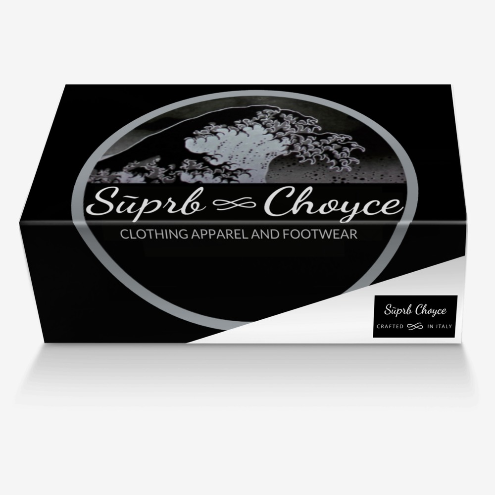 Sūprb Choyce custom made in Italy shoes by Omari Choyce | Box view