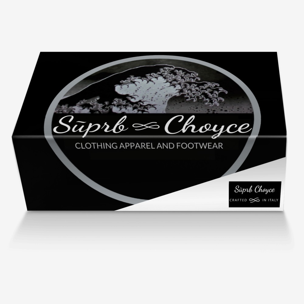 Sūprb Choyce custom made in Italy shoes by Omari Choyce | Box view