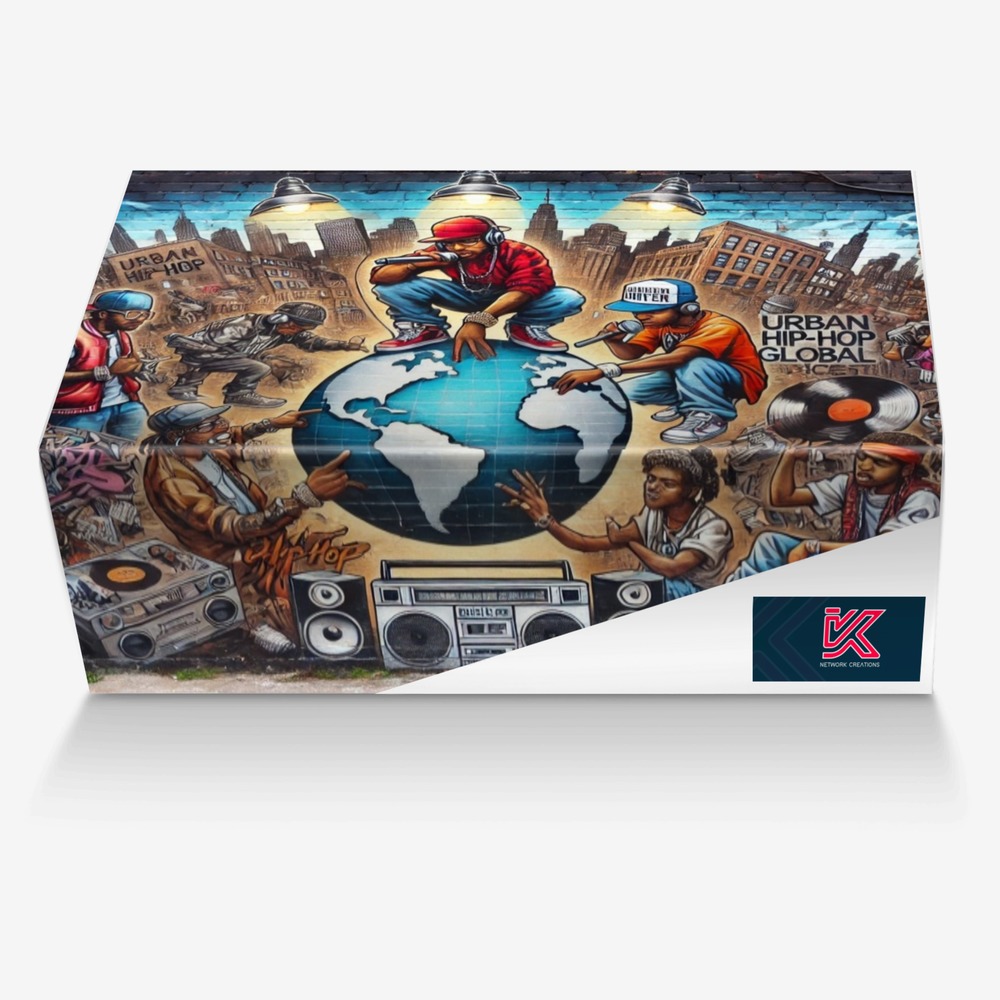 KnightVision.Ink custom made in Italy shoes by Nelly Vee | Box view