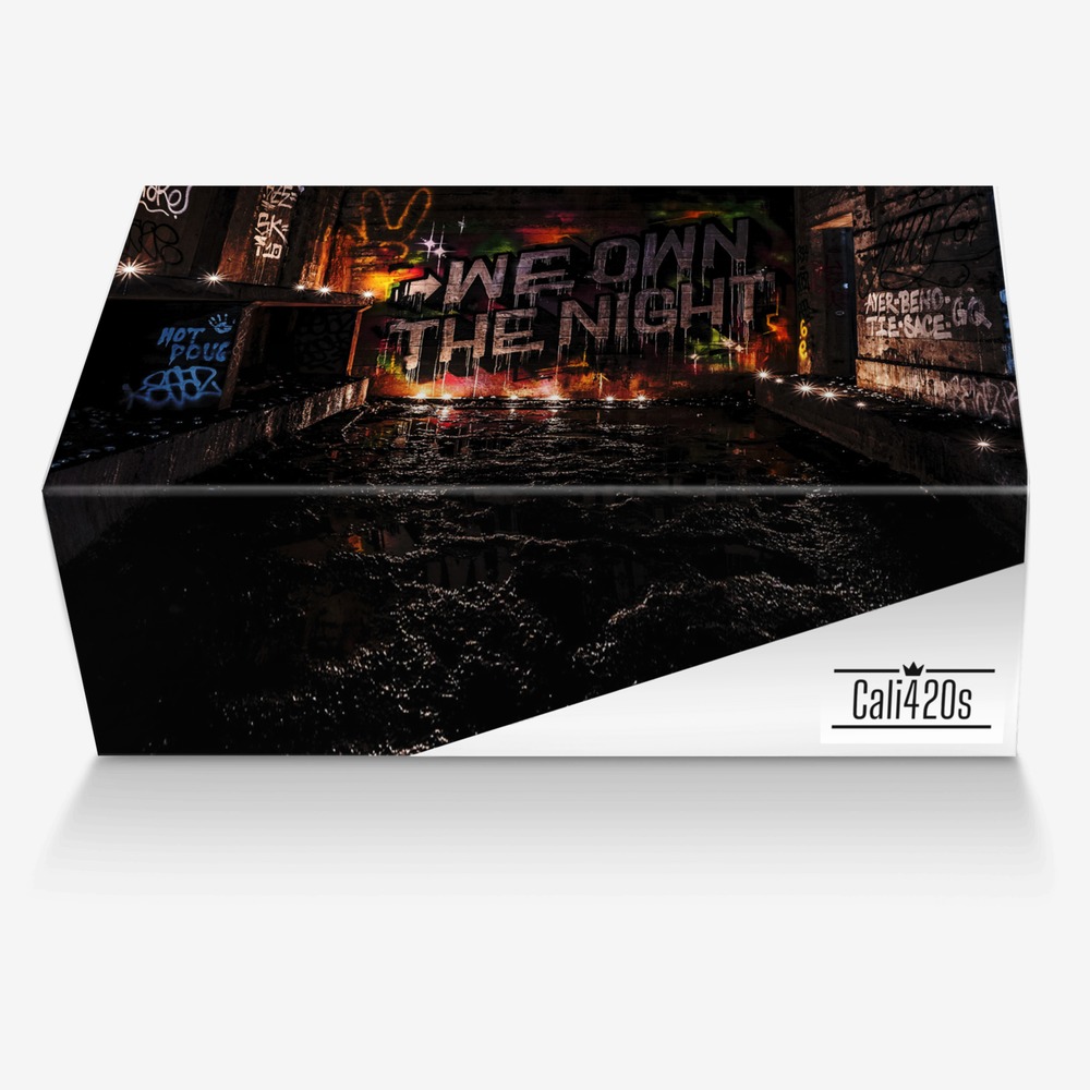 Cali420s custom made in Italy shoes by Calib Feaster | Box view