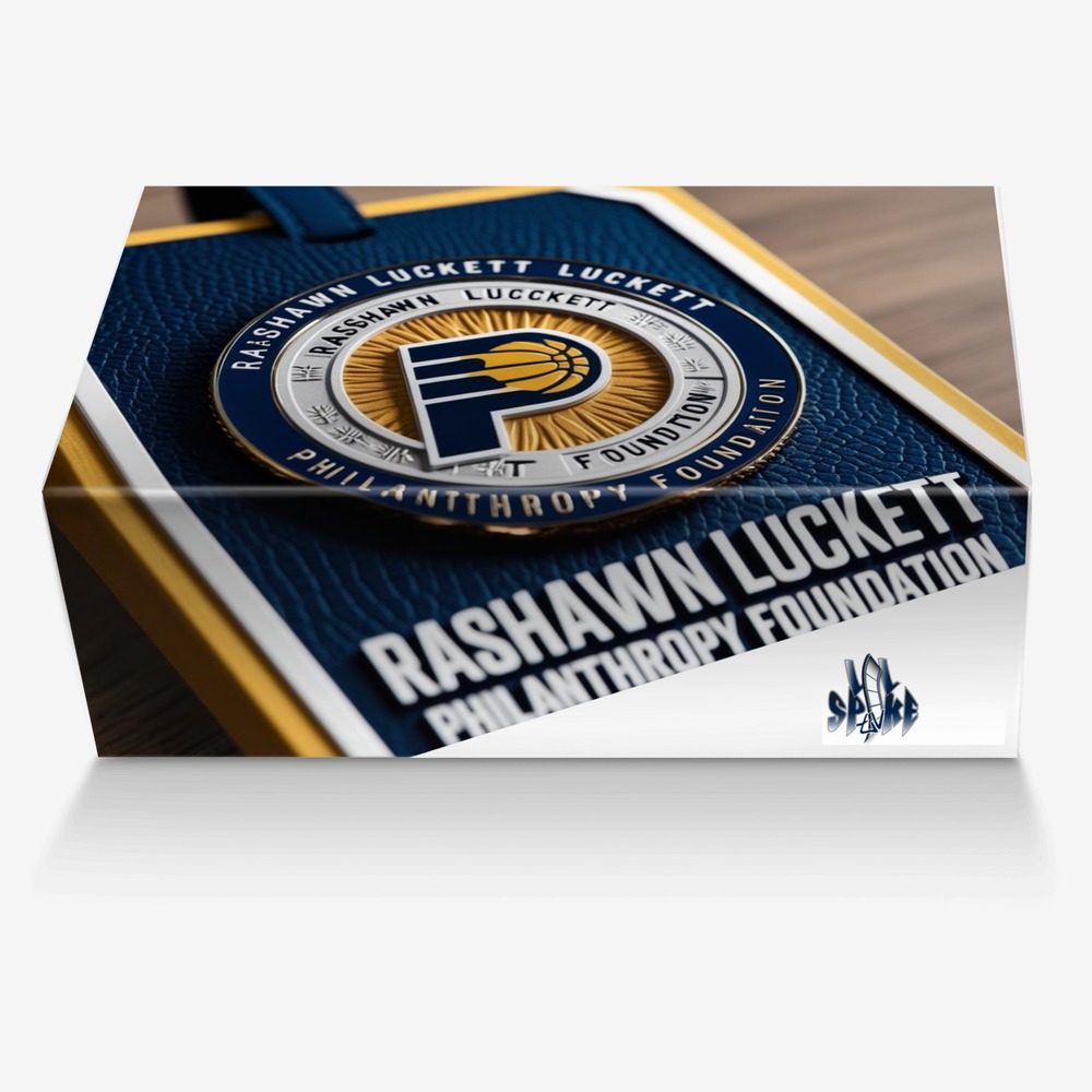 LiL Spikes Pacers custom made in Italy shoes by Rashawn Luckett | Box view
