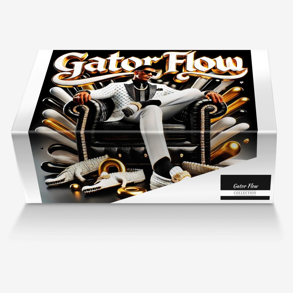 Gator Flow custom made in Italy shoes by Bullish Boutique | Box view