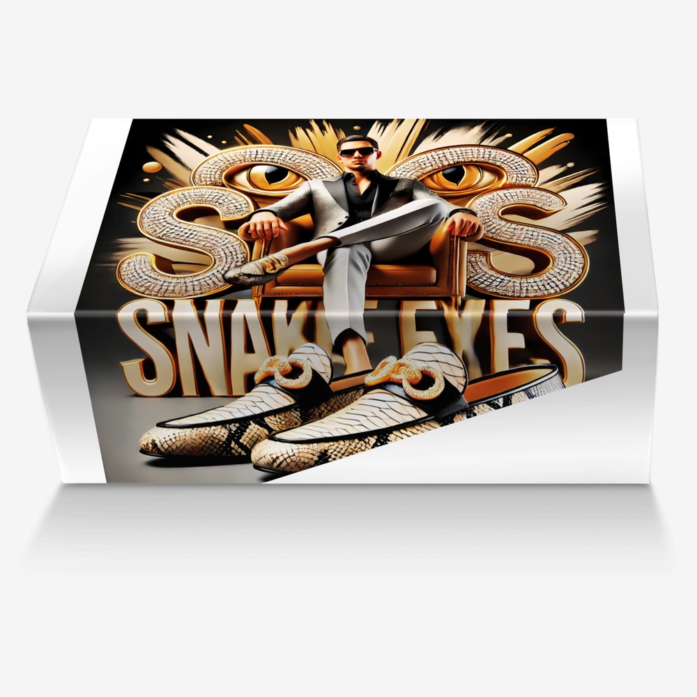 Snake Eyes custom made in Italy shoes by Bullish Boutique | Box view