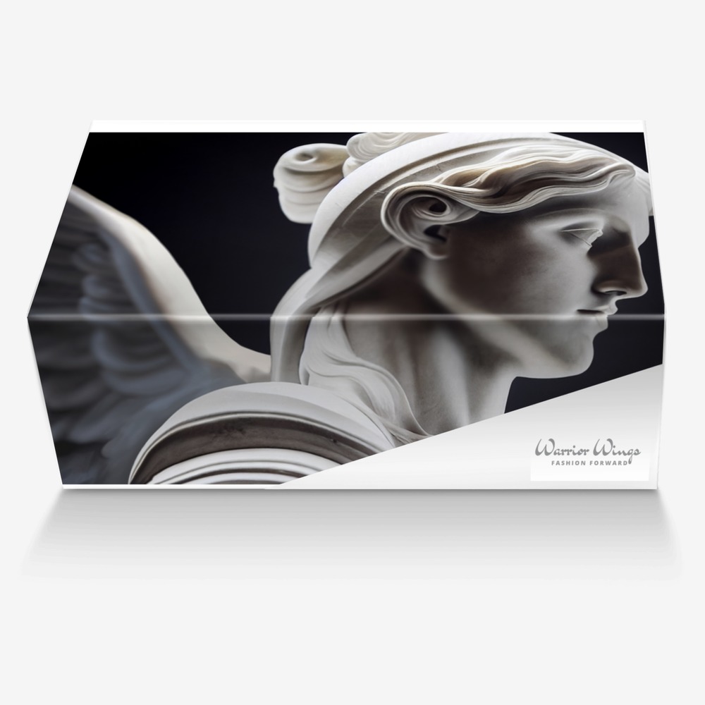 Warrior Wings  custom made in Italy shoes by Selena A Razo Bell | Box view