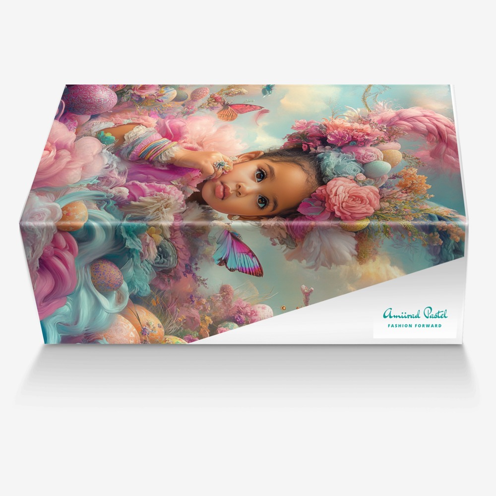 Amiirad Pastel custom made in Italy shoes by Selena A Razo Bell | Box view