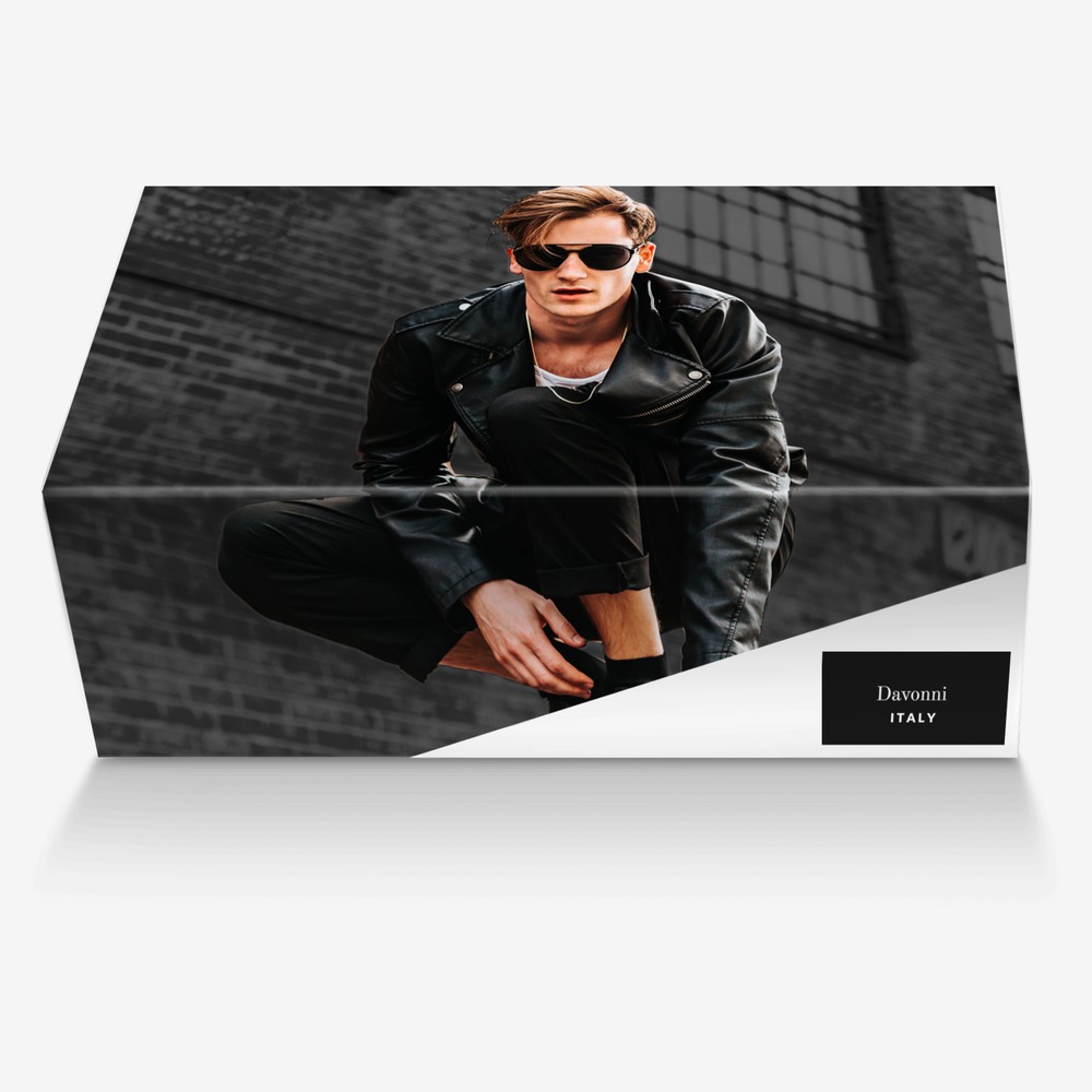 Davonni  custom made in Italy shoes by Eric Edmond | Box view