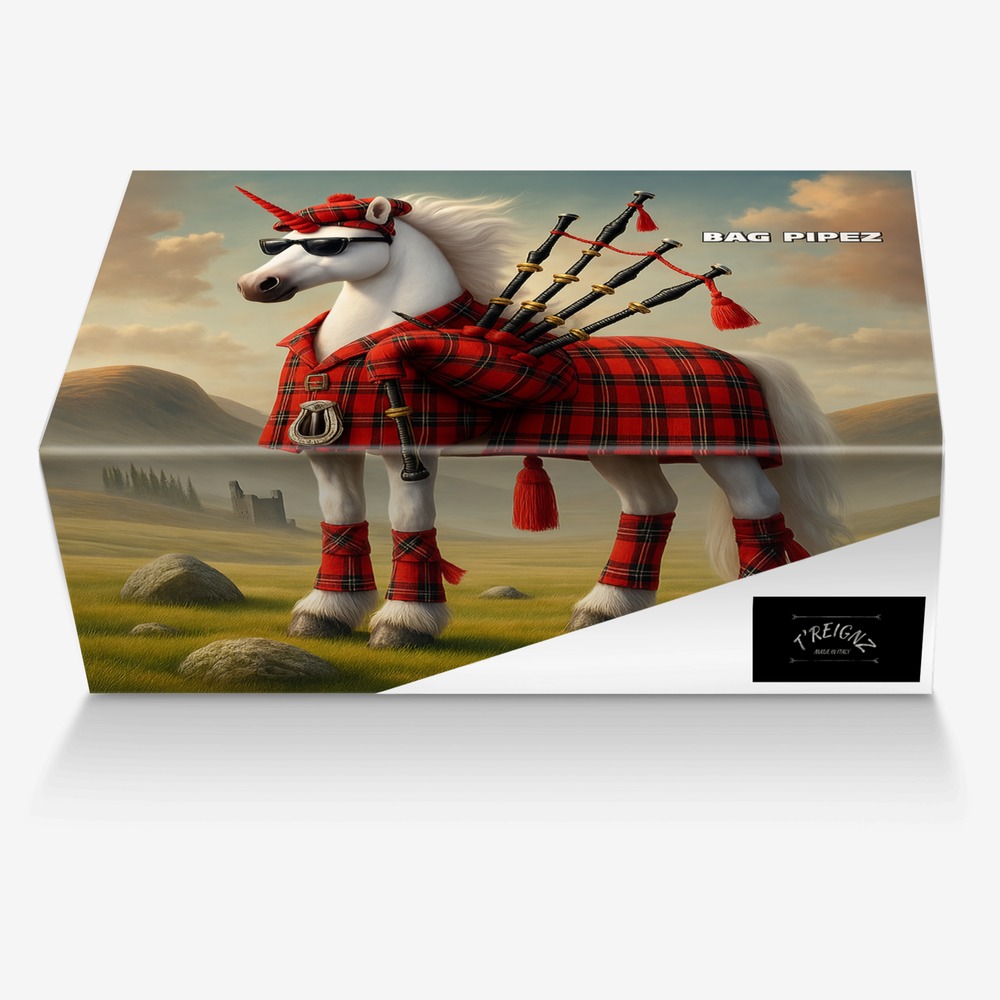 T'Reignz  custom made in Italy shoes by Dawn Piercy | Box view