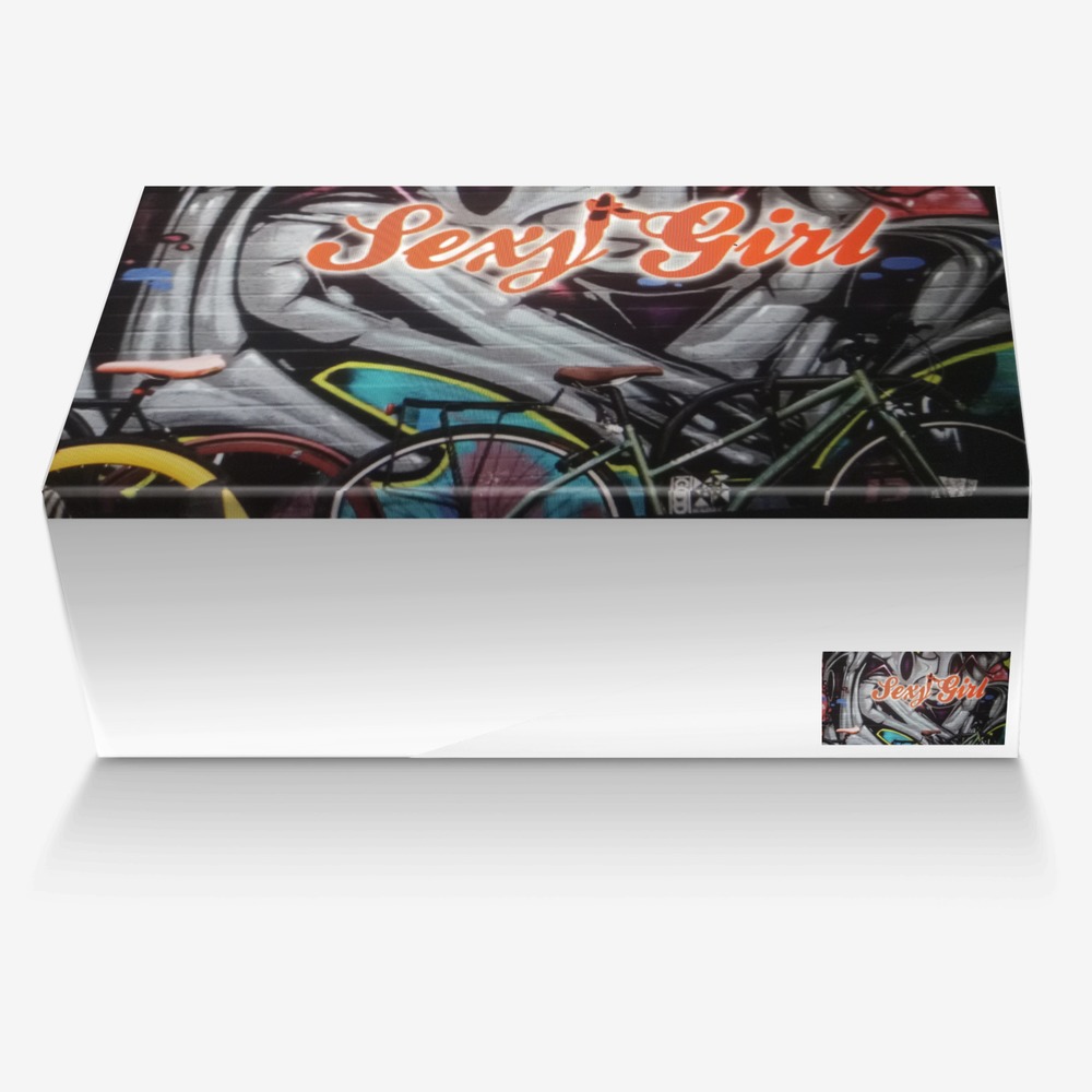 Sexy girl fashion  custom made in Italy shoes by Sher-vawn Robinson | Box view