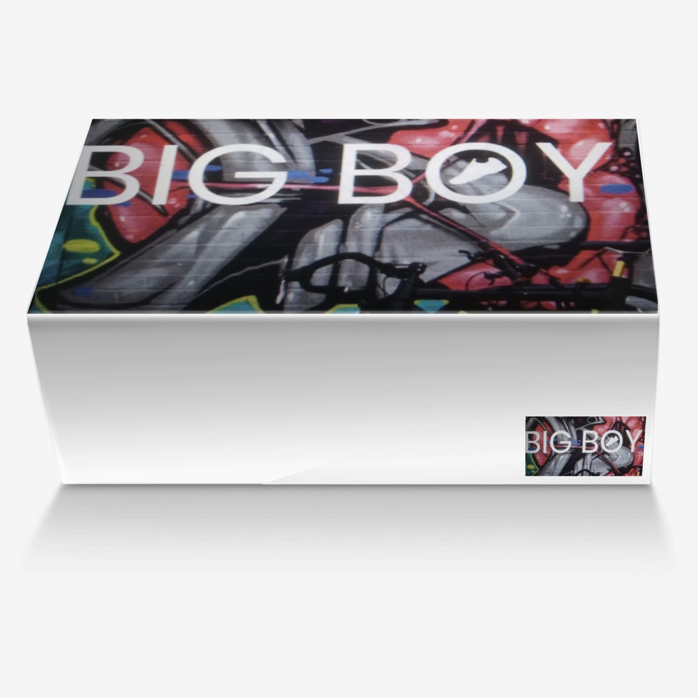 Big Boy Sneaker  custom made in Italy shoes by Sher-vawn Robinson | Box view