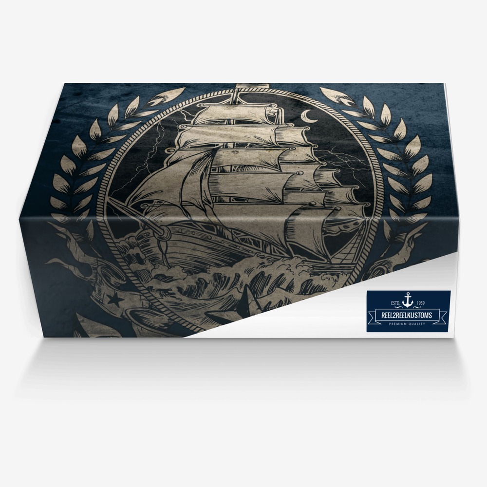 R2RK custom made in Italy shoes by Reel2reel Kustoms | Box view