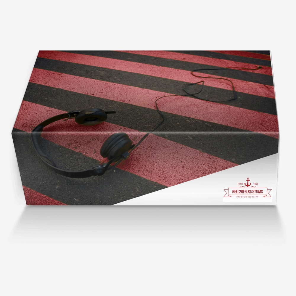 Redfish custom made in Italy shoes by Reel2reel Kustoms | Box view