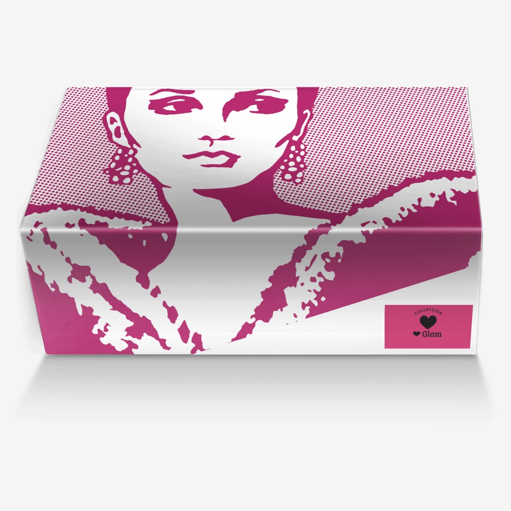 ❤ Purple Striped custom made in Italy shoes by Claudia D | Box view