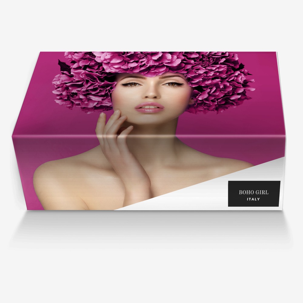 BOHO GIRL custom made in Italy shoes by Marijke Verkerk | Box view