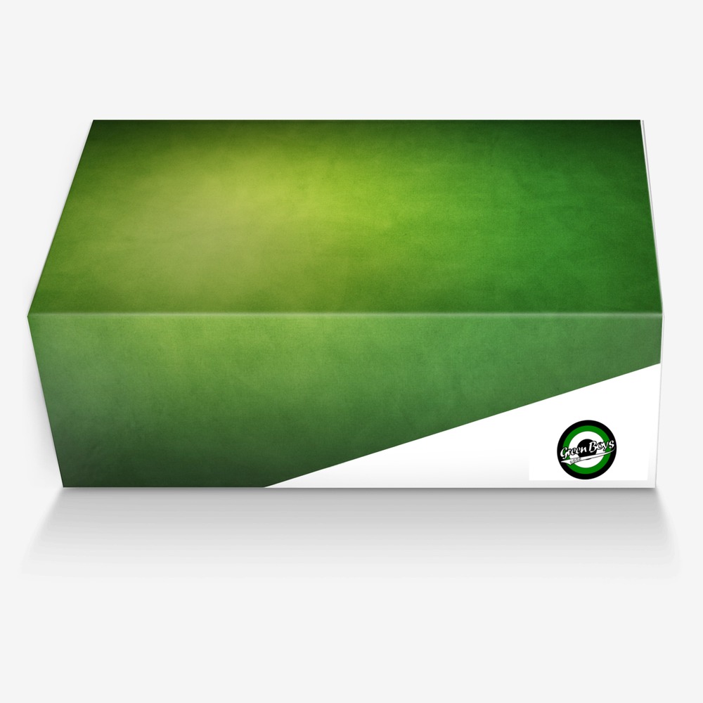 GREEN BOYS custom made in Italy shoes by Hamza Zahrane | Box view