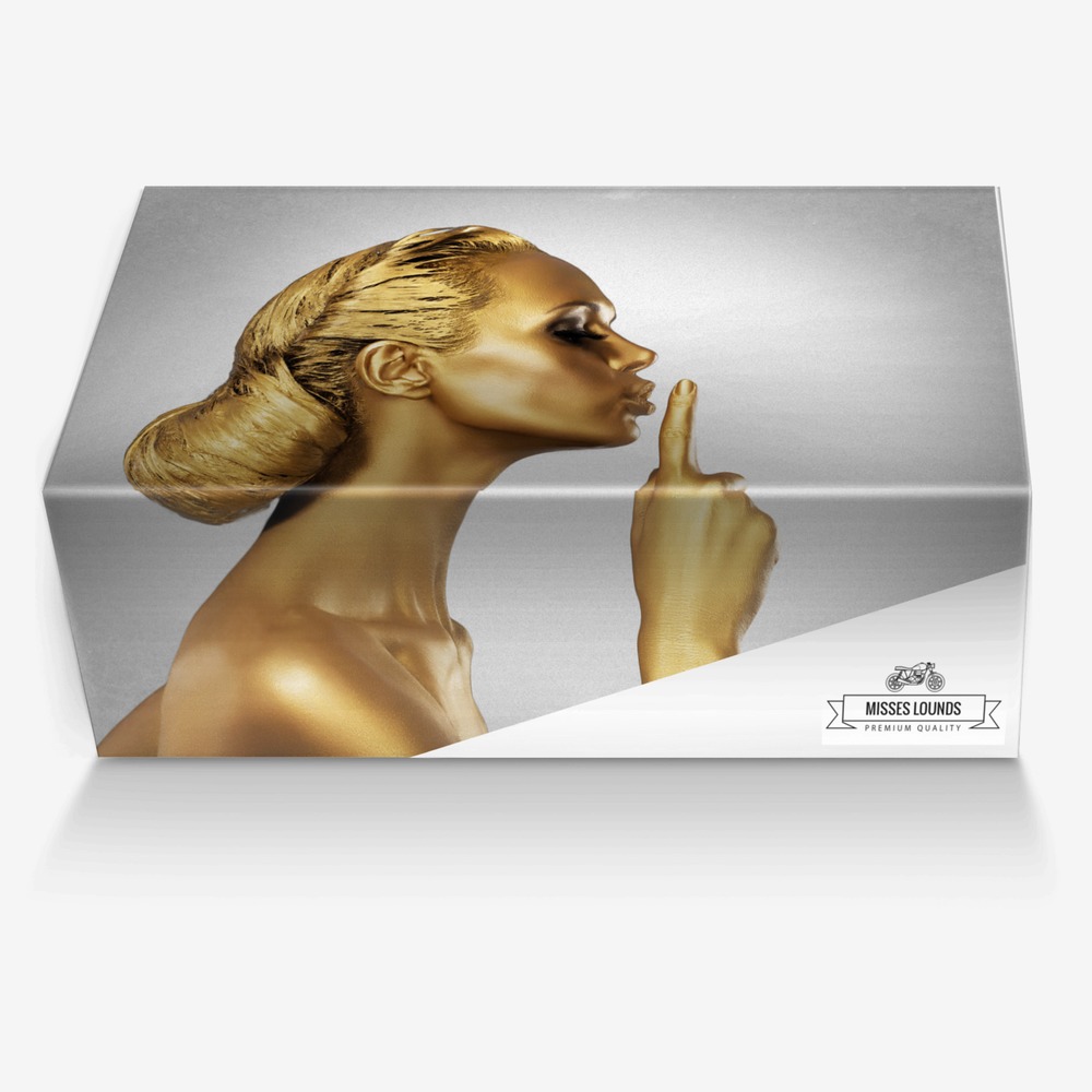 Misses Lounds custom made in Italy shoes by Daryl Lounds | Box view