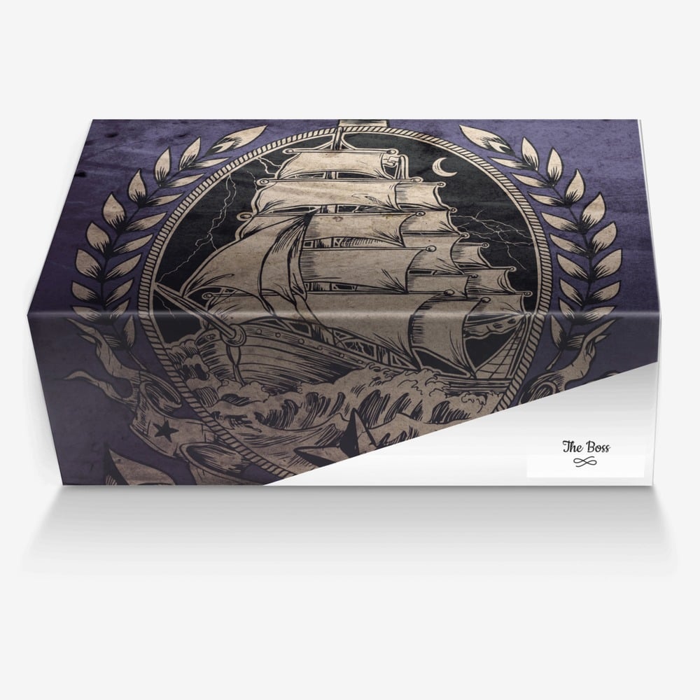 The Boss custom made in Italy shoes by Dylan Wentz | Box view