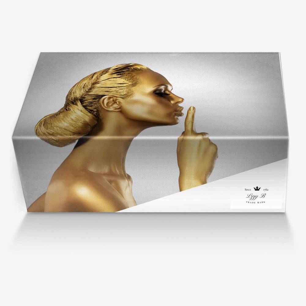 Lzzy B custom made in Italy shoes by Daryl Lounds | Box view