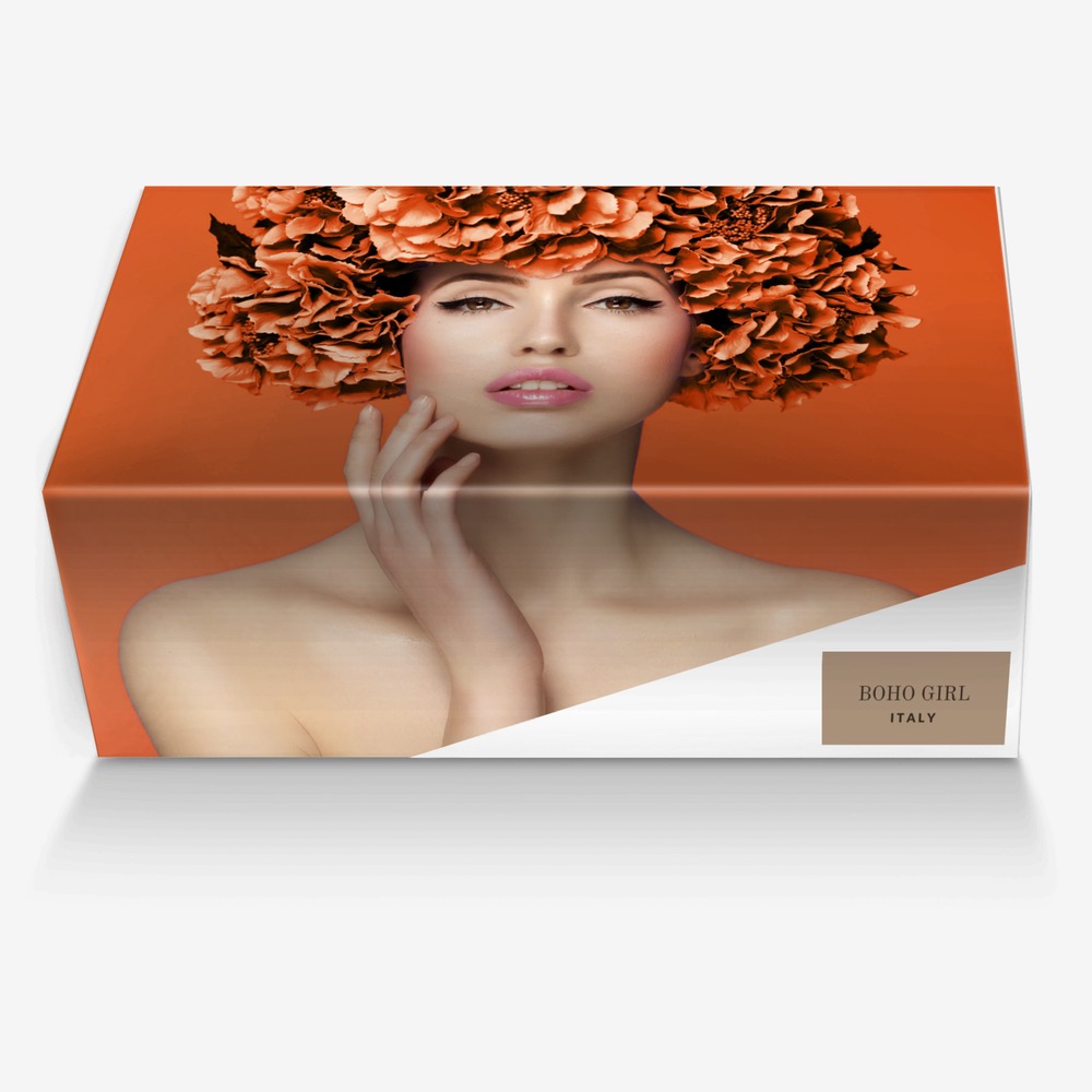 BOHO GIRL custom made in Italy shoes by Marijke Verkerk Design | Box view