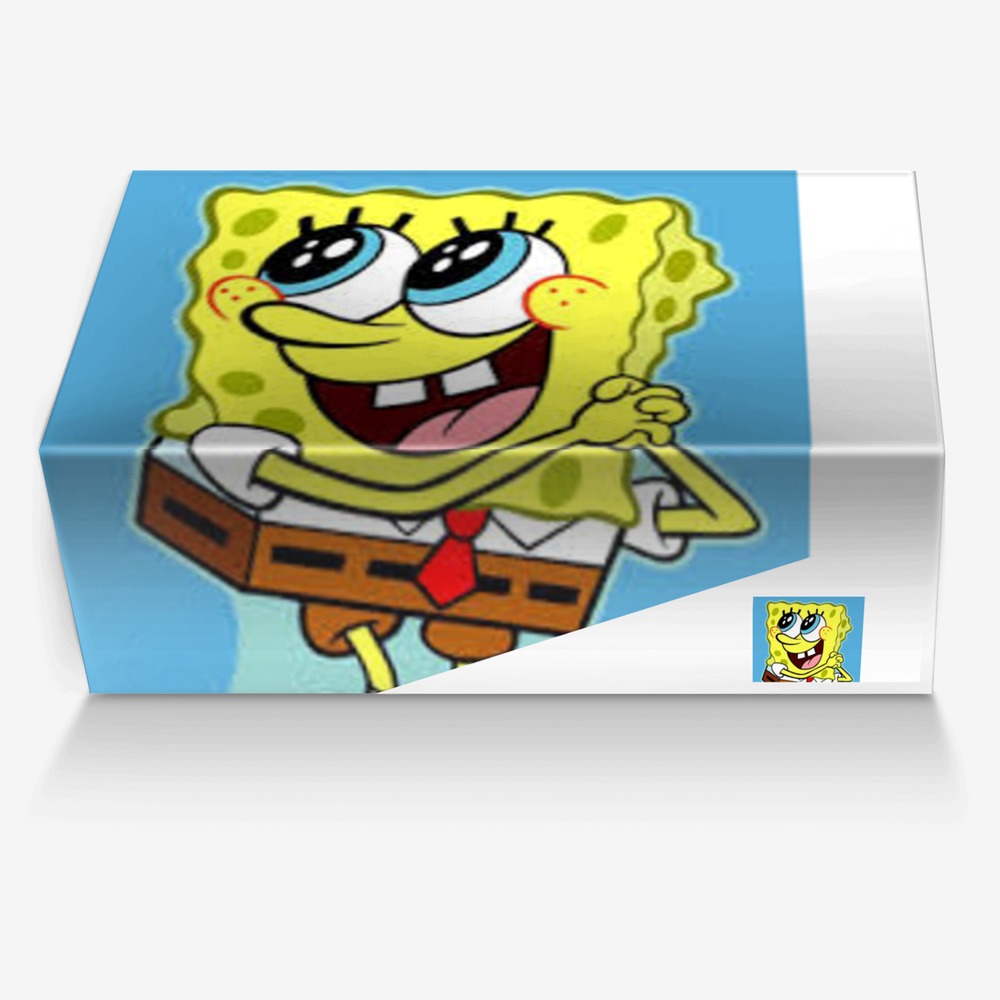 spongebob custom made in Italy shoes by Travis Gresham | Box view