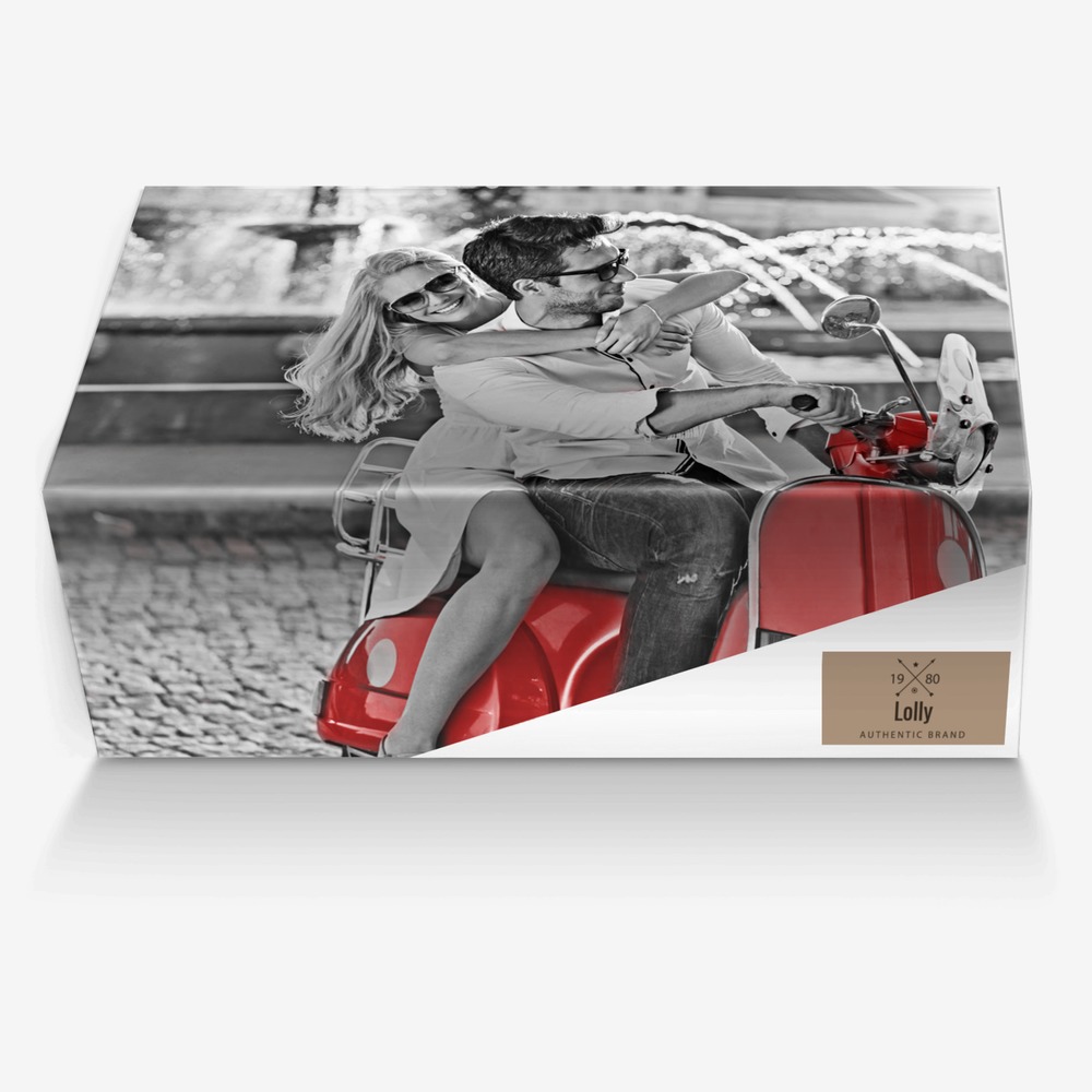 Lolly custom made in Italy shoes by Vanessa Mclean | Box view